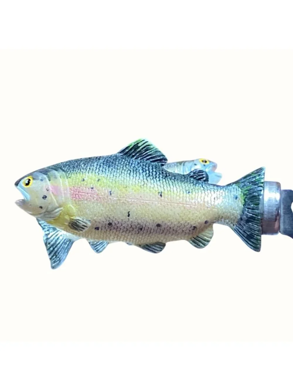Fish Handle Stainless Steel Spreader Set Of 4 For Cheese Or Butter Hand-Painted